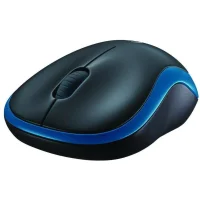 Мышь Logitech M186 (черный/синий) фото 2